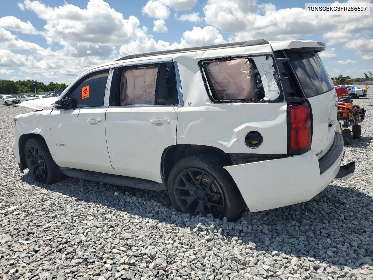 2015 Chevrolet Tahoe C1500 Lt VIN: 1GNSCBKC3FR286697 Lot: 56985165