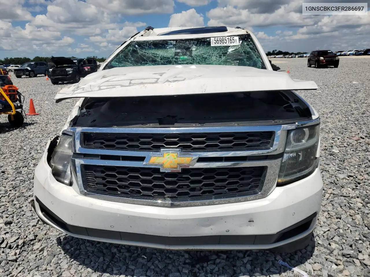 2015 Chevrolet Tahoe C1500 Lt VIN: 1GNSCBKC3FR286697 Lot: 56985165