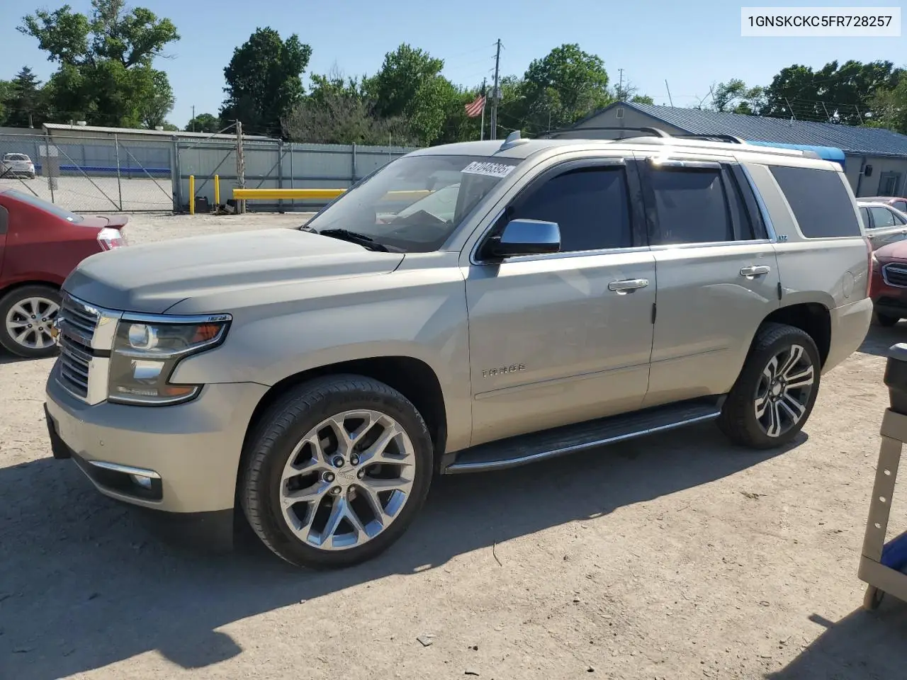 2015 Chevrolet Tahoe K1500 Ltz VIN: 1GNSKCKC5FR728257 Lot: 57046395