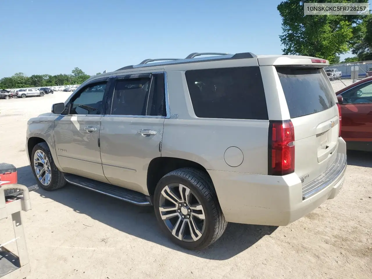 2015 Chevrolet Tahoe K1500 Ltz VIN: 1GNSKCKC5FR728257 Lot: 57046395