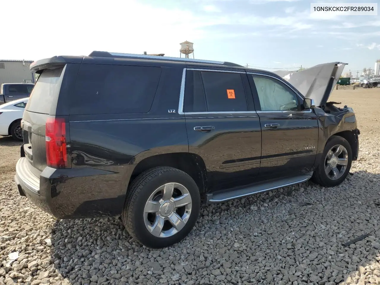 2015 Chevrolet Tahoe K1500 Ltz VIN: 1GNSKCKC2FR289034 Lot: 57067225