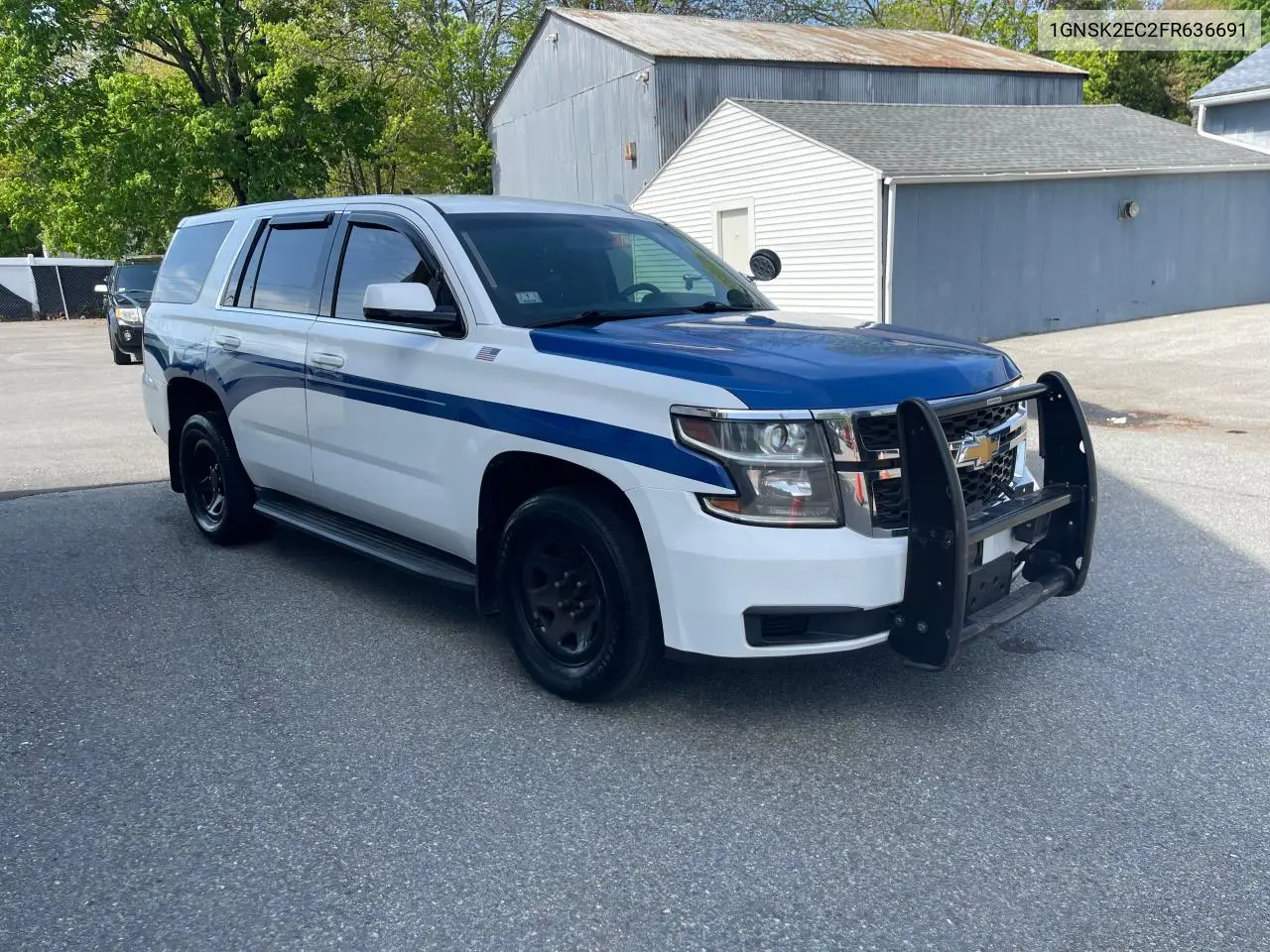 2015 Chevrolet Tahoe Police VIN: 1GNSK2EC2FR636691 Lot: 57129445
