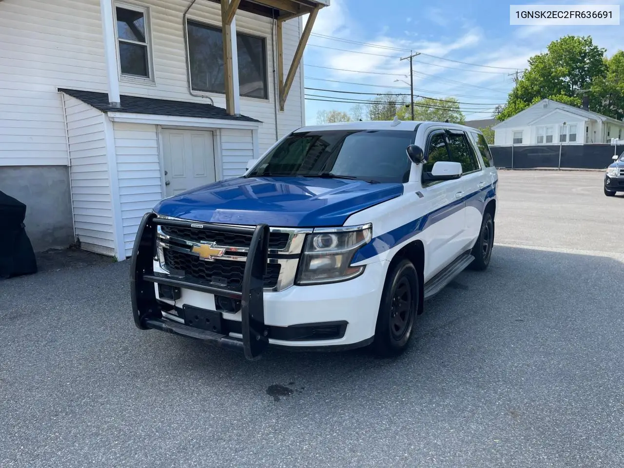 2015 Chevrolet Tahoe Police VIN: 1GNSK2EC2FR636691 Lot: 57129445