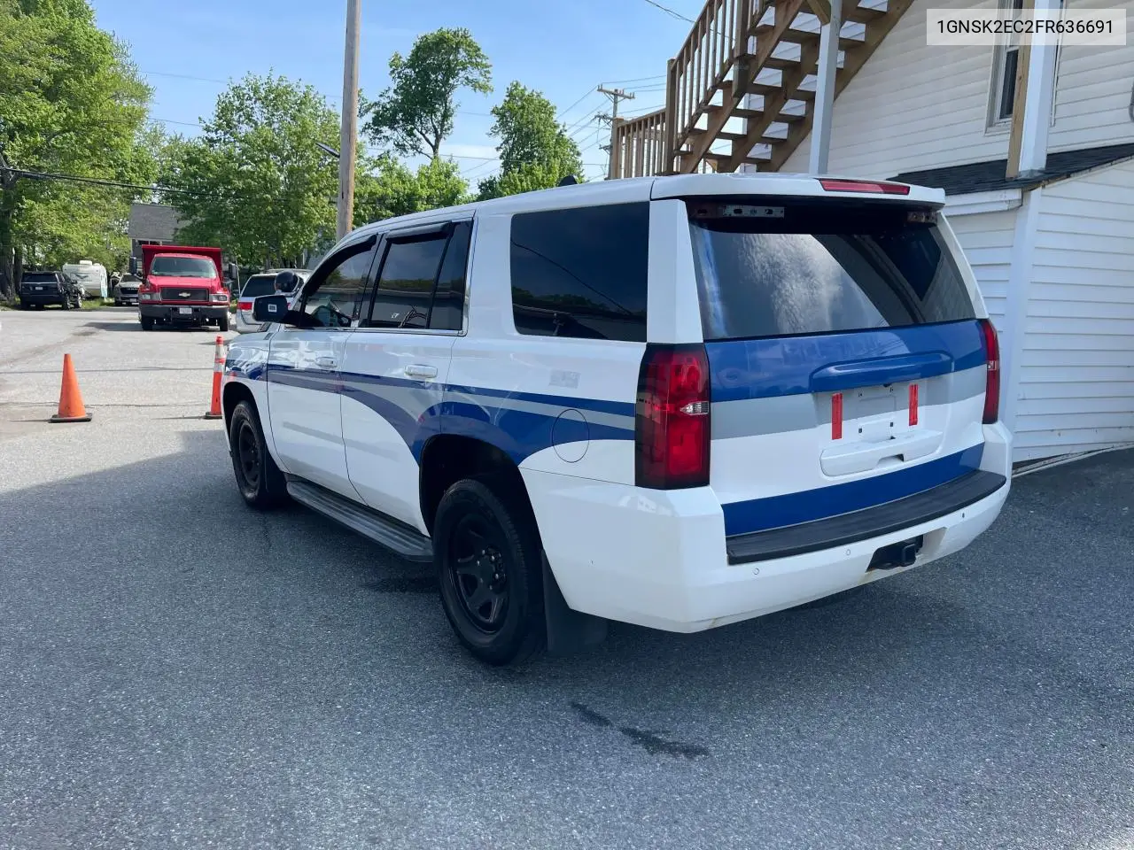 2015 Chevrolet Tahoe Police VIN: 1GNSK2EC2FR636691 Lot: 57129445