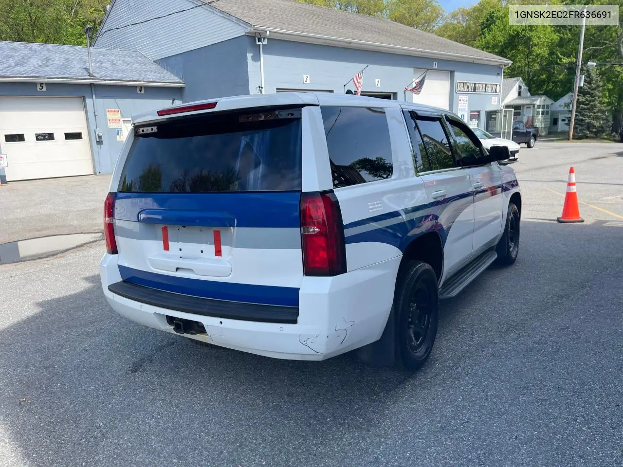 2015 Chevrolet Tahoe Police VIN: 1GNSK2EC2FR636691 Lot: 57129445