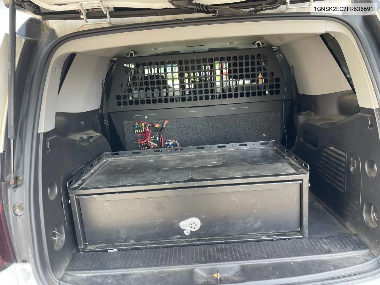 2015 Chevrolet Tahoe Police VIN: 1GNSK2EC2FR636691 Lot: 57129445
