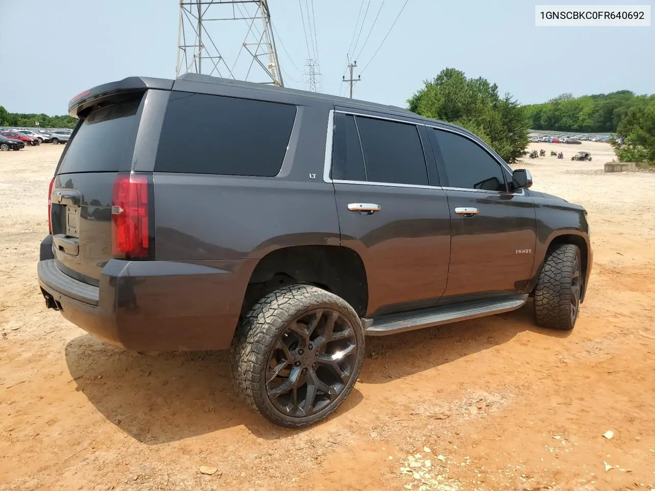 2015 Chevrolet Tahoe C1500 Lt VIN: 1GNSCBKC0FR640692 Lot: 59383635
