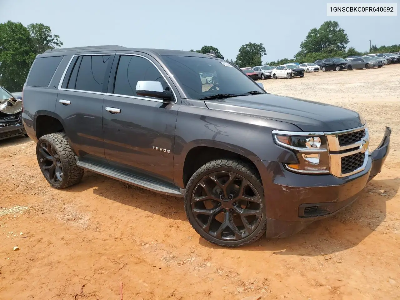 2015 Chevrolet Tahoe C1500 Lt VIN: 1GNSCBKC0FR640692 Lot: 59383635