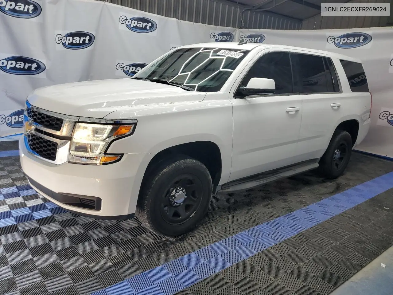 2015 Chevrolet Tahoe Police VIN: 1GNLC2ECXFR269024 Lot: 61911165