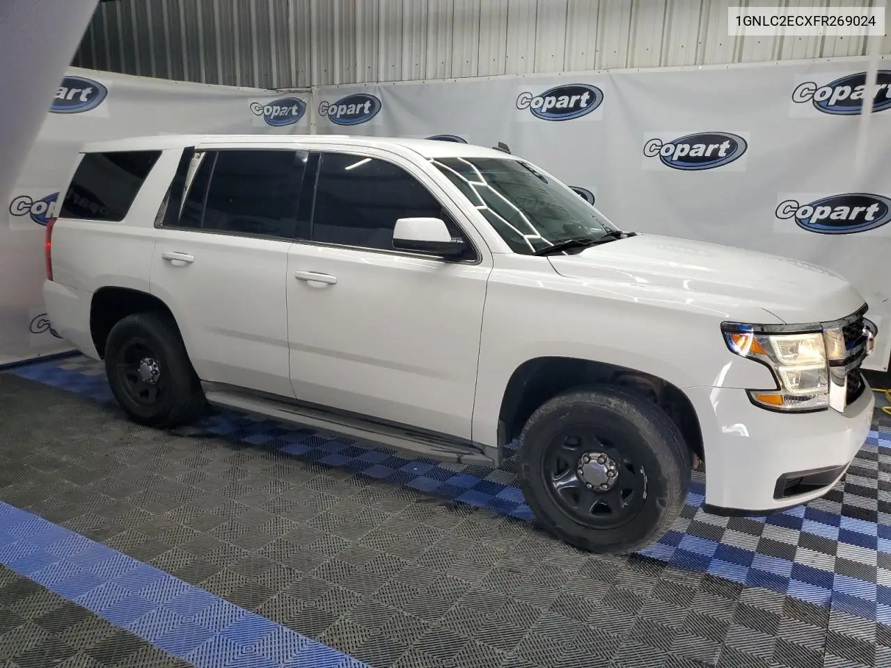 2015 Chevrolet Tahoe Police VIN: 1GNLC2ECXFR269024 Lot: 61911165
