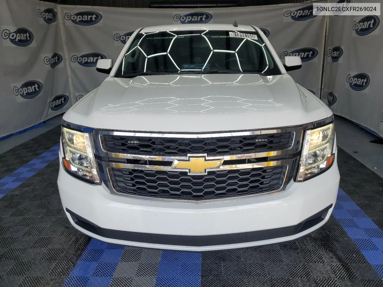 2015 Chevrolet Tahoe Police VIN: 1GNLC2ECXFR269024 Lot: 61911165