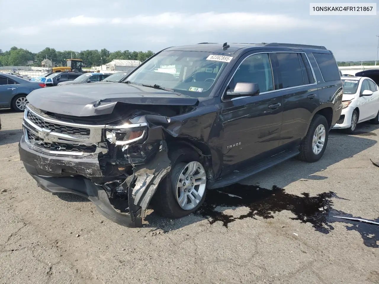 2015 Chevrolet Tahoe K1500 Ls VIN: 1GNSKAKC4FR121867 Lot: 62382895