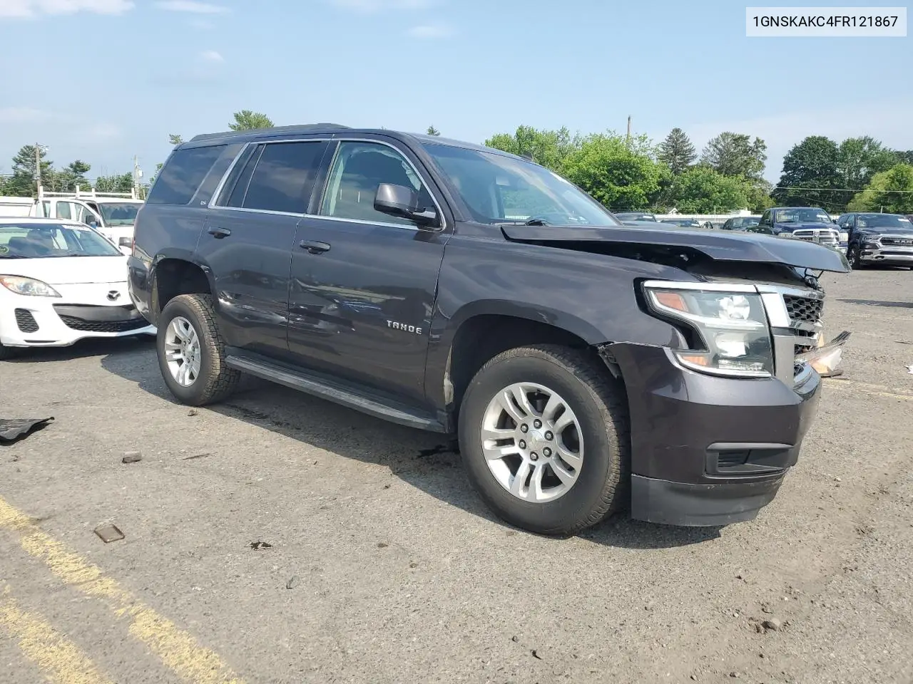 2015 Chevrolet Tahoe K1500 Ls VIN: 1GNSKAKC4FR121867 Lot: 62382895