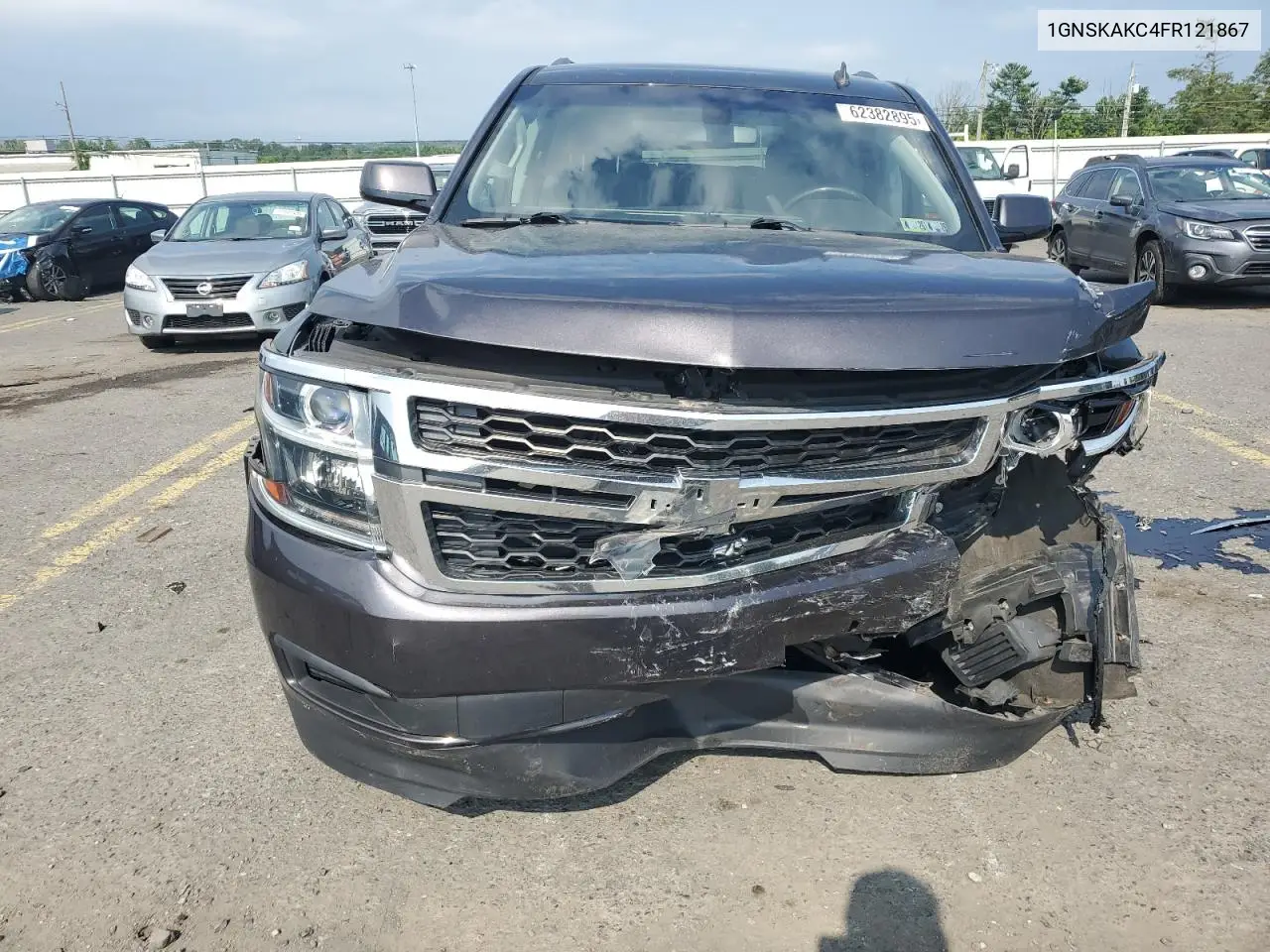 2015 Chevrolet Tahoe K1500 Ls VIN: 1GNSKAKC4FR121867 Lot: 62382895