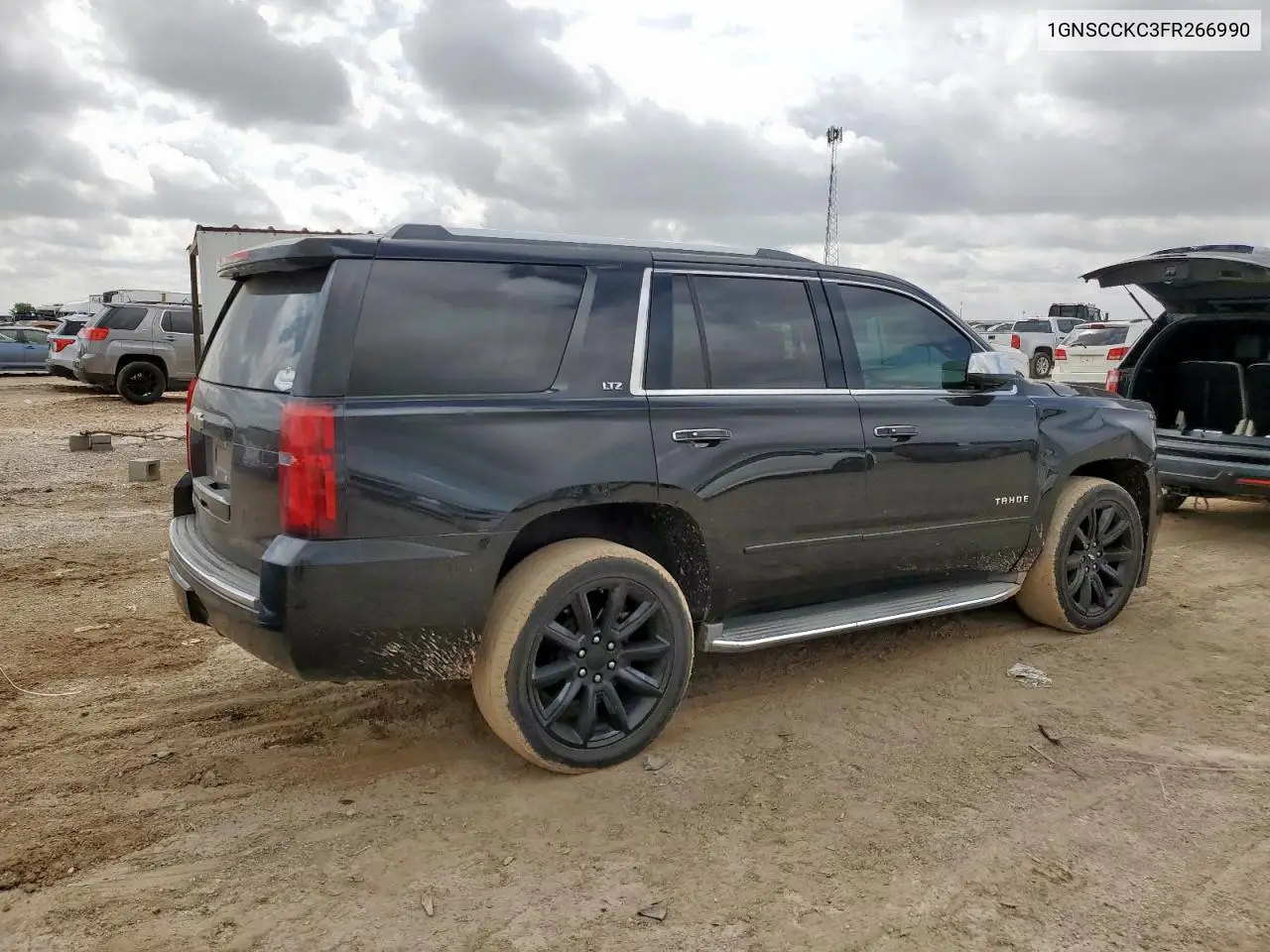 2015 Chevrolet Tahoe C1500 Ltz VIN: 1GNSCCKC3FR266990 Lot: 62384575