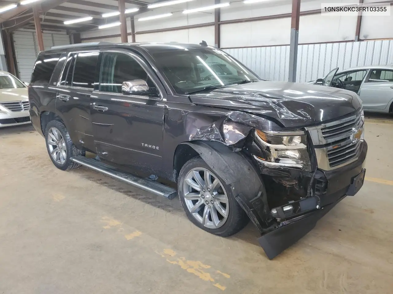 2015 Chevrolet Tahoe K1500 Ltz VIN: 1GNSKCKC3FR103355 Lot: 62739405