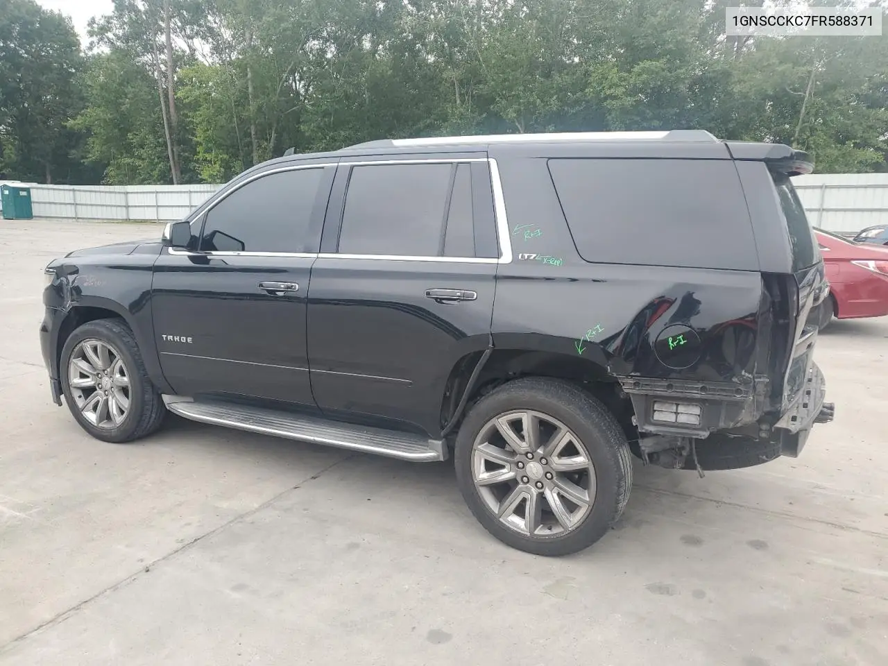 2015 Chevrolet Tahoe C1500 Ltz VIN: 1GNSCCKC7FR588371 Lot: 62755595