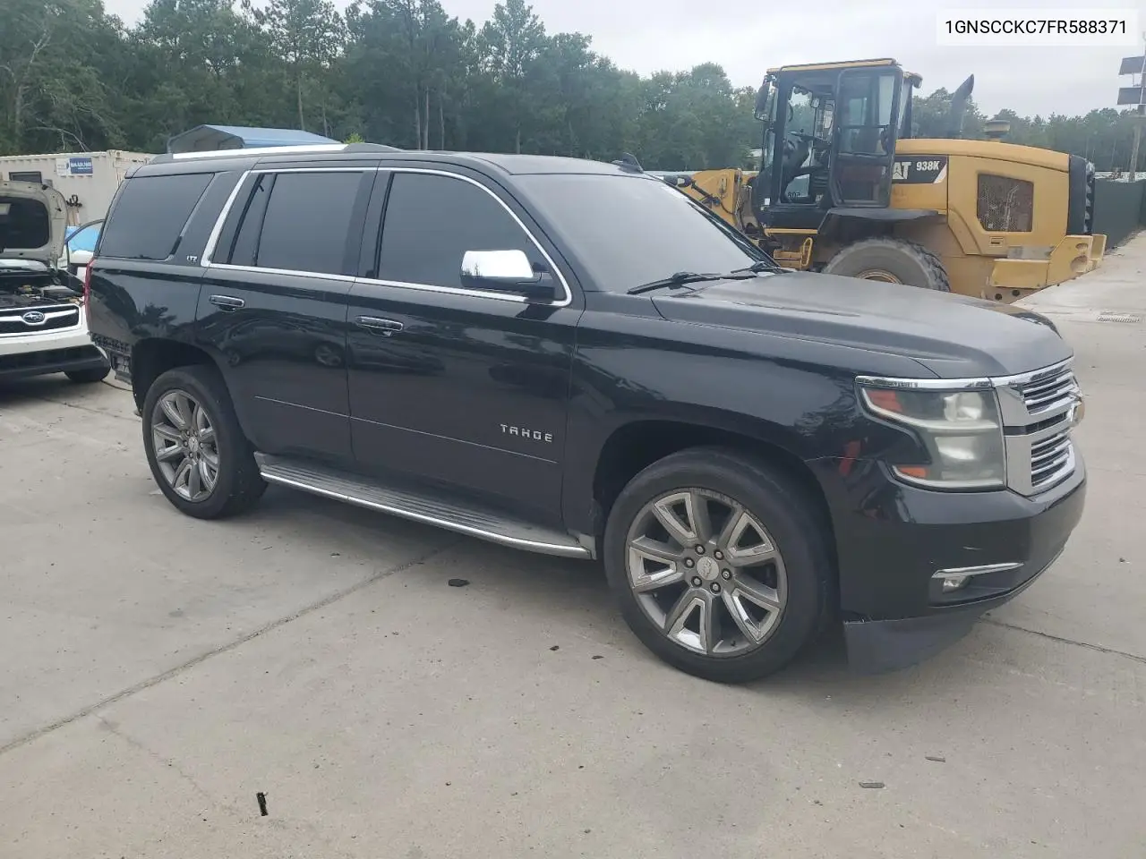 2015 Chevrolet Tahoe C1500 Ltz VIN: 1GNSCCKC7FR588371 Lot: 62755595