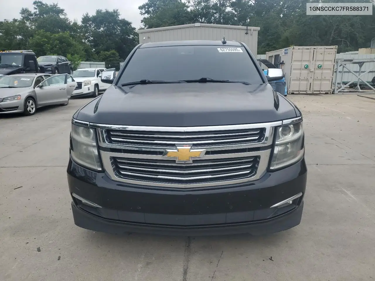 2015 Chevrolet Tahoe C1500 Ltz VIN: 1GNSCCKC7FR588371 Lot: 62755595