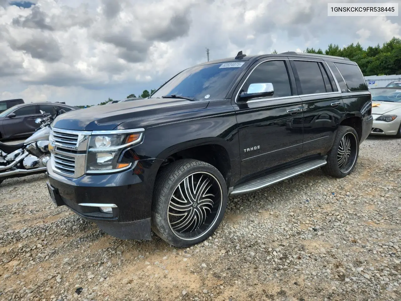 2015 Chevrolet Tahoe K1500 Ltz VIN: 1GNSKCKC9FR538445 Lot: 62824075