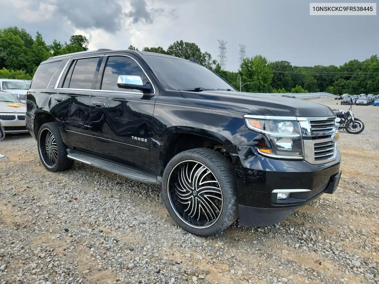 2015 Chevrolet Tahoe K1500 Ltz VIN: 1GNSKCKC9FR538445 Lot: 62824075