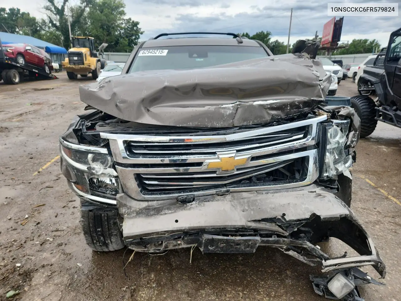 2015 Chevrolet Tahoe C1500 Ltz VIN: 1GNSCCKC6FR579824 Lot: 62945215