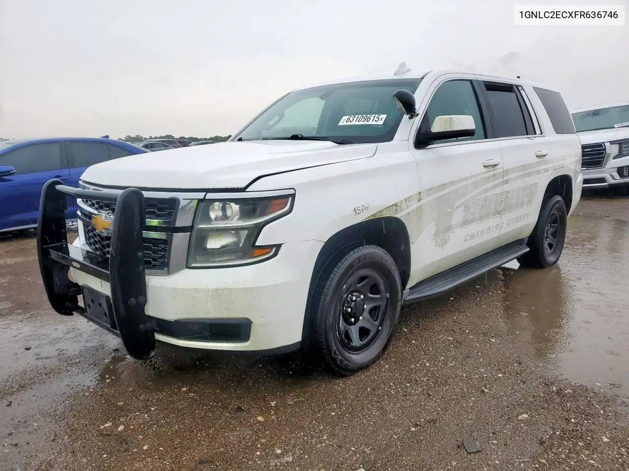 2015 Chevrolet Tahoe Police VIN: 1GNLC2ECXFR636746 Lot: 63109615