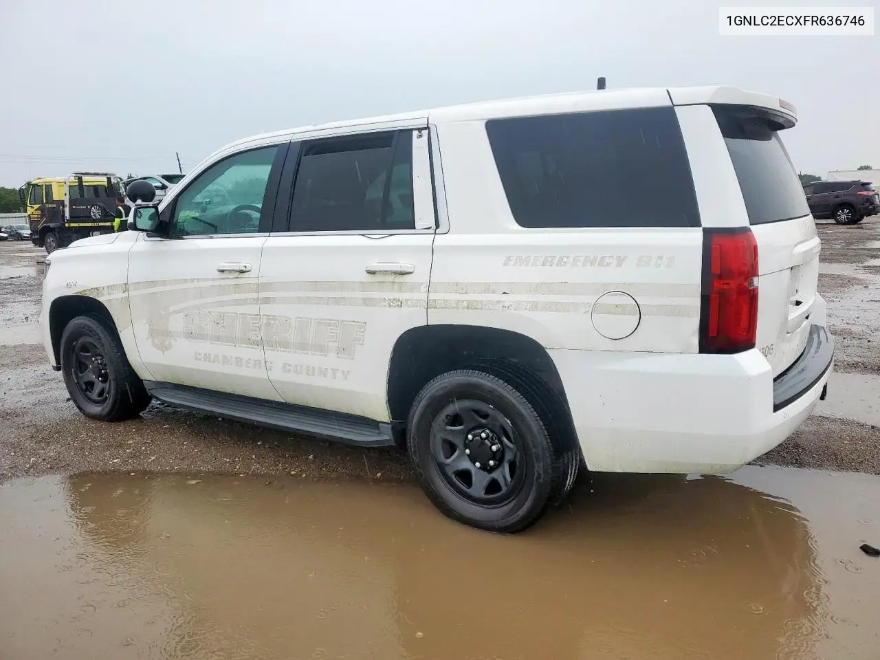 2015 Chevrolet Tahoe Police VIN: 1GNLC2ECXFR636746 Lot: 63109615