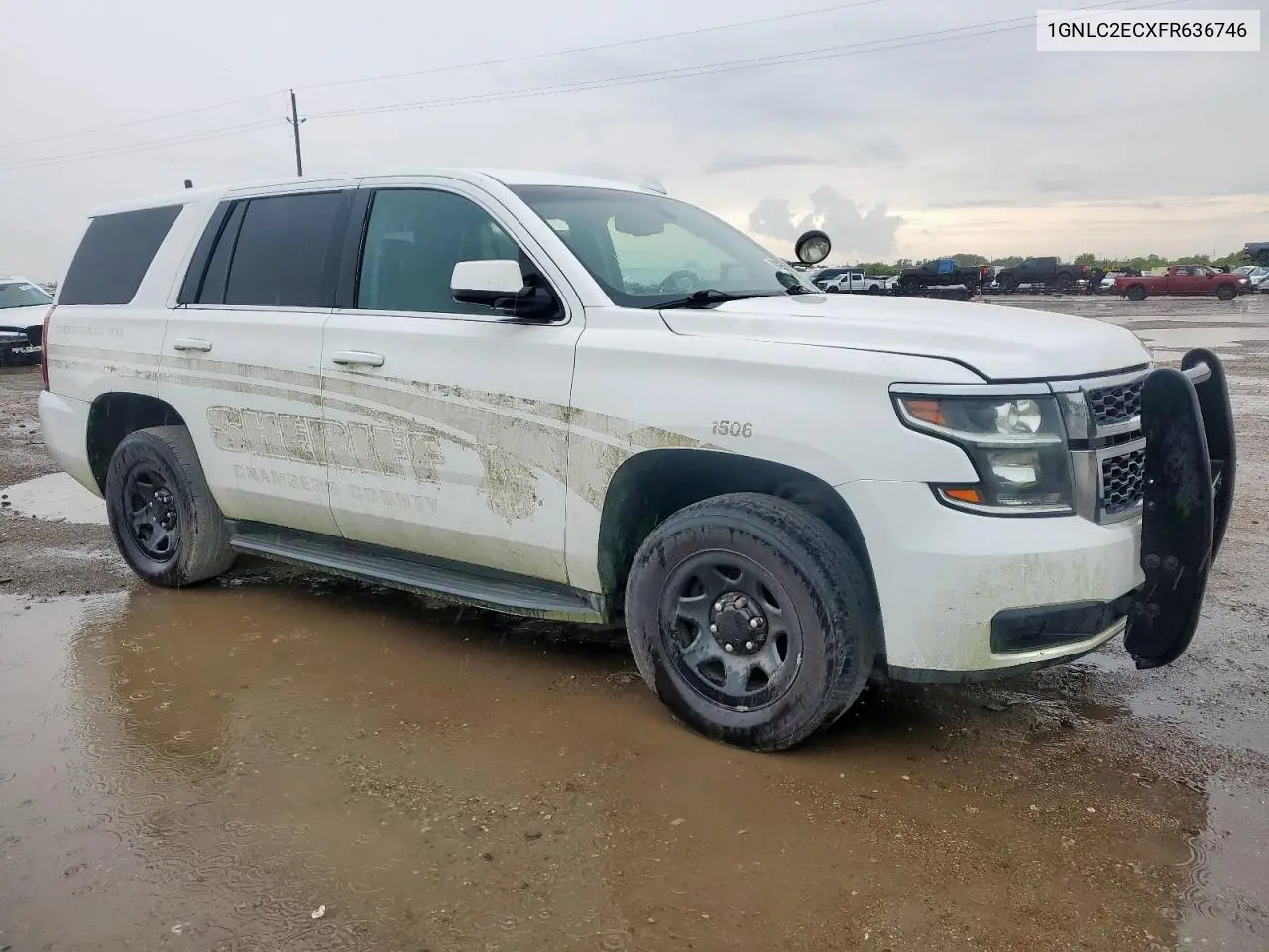 2015 Chevrolet Tahoe Police VIN: 1GNLC2ECXFR636746 Lot: 63109615