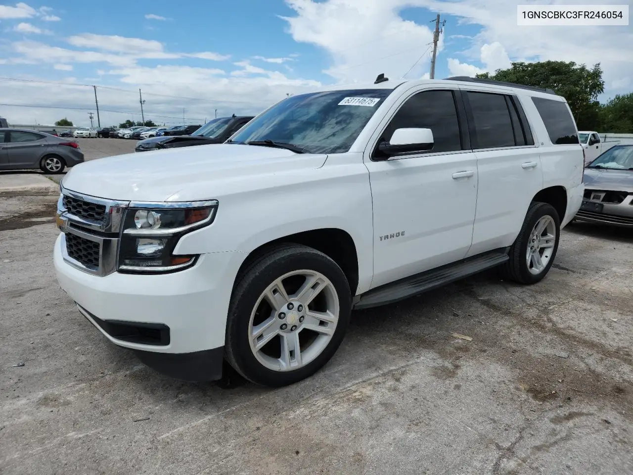 2015 Chevrolet Tahoe C1500 Lt VIN: 1GNSCBKC3FR246054 Lot: 63114675