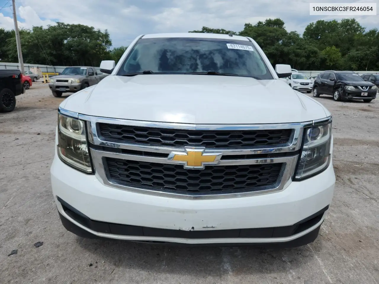 2015 Chevrolet Tahoe C1500 Lt VIN: 1GNSCBKC3FR246054 Lot: 63114675