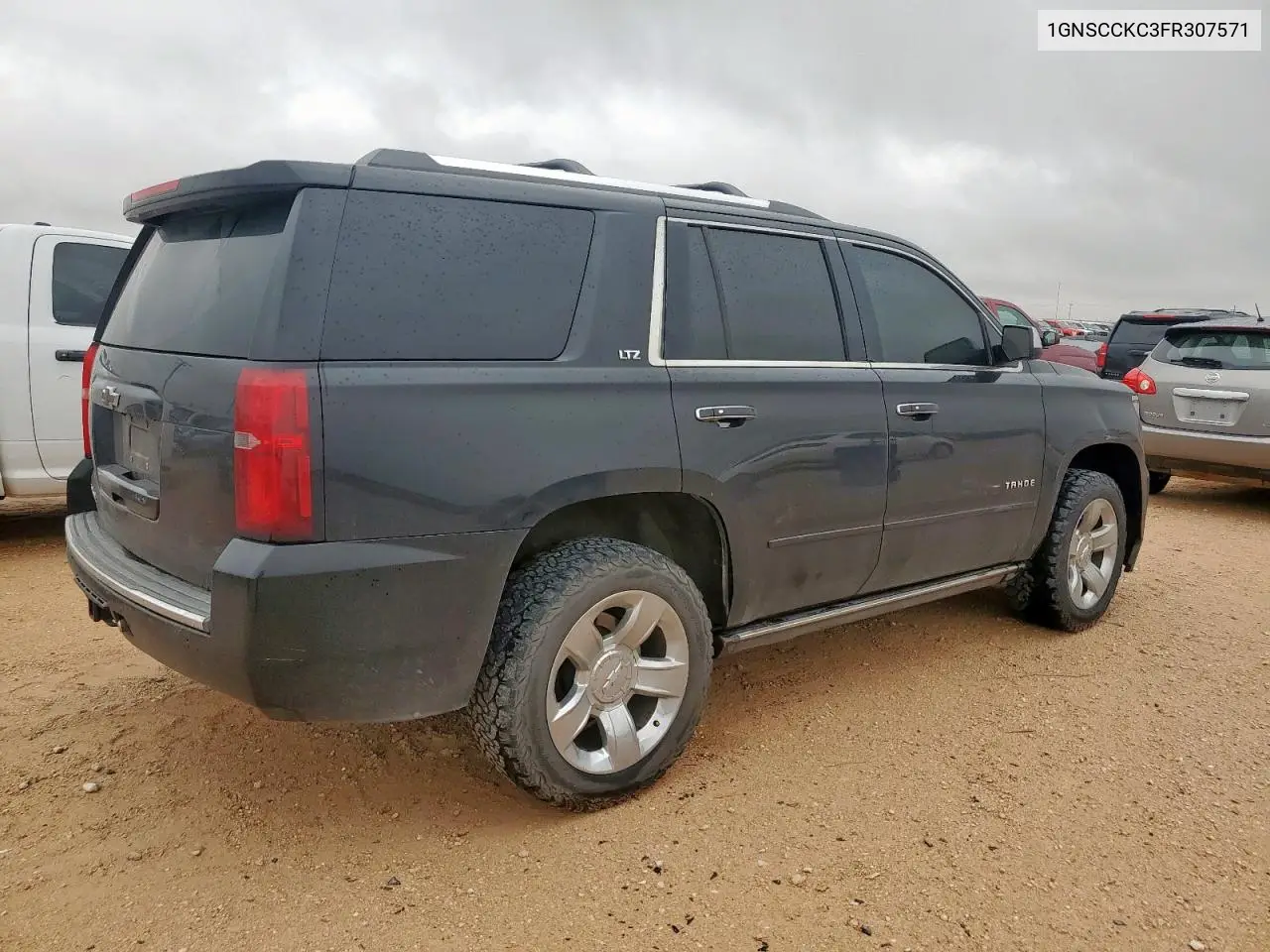 2015 Chevrolet Tahoe C1500 Ltz VIN: 1GNSCCKC3FR307571 Lot: 63247125