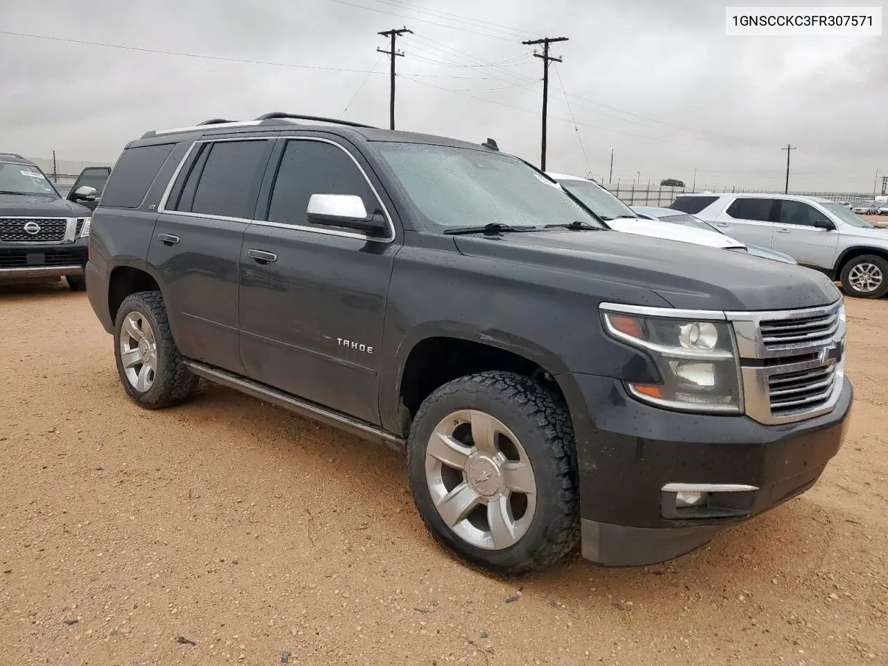2015 Chevrolet Tahoe C1500 Ltz VIN: 1GNSCCKC3FR307571 Lot: 63247125
