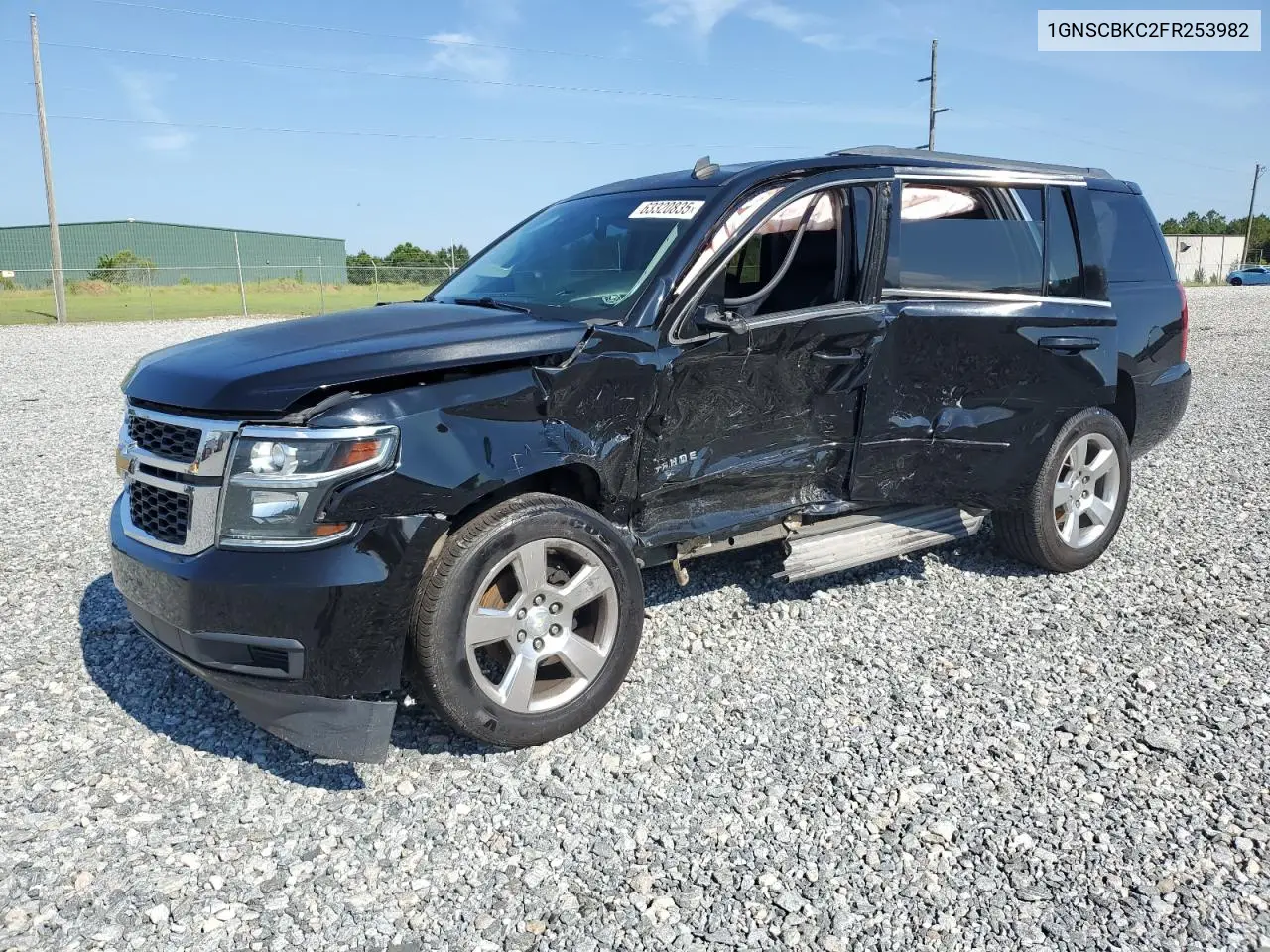 2015 Chevrolet Tahoe C1500 Lt VIN: 1GNSCBKC2FR253982 Lot: 63320835
