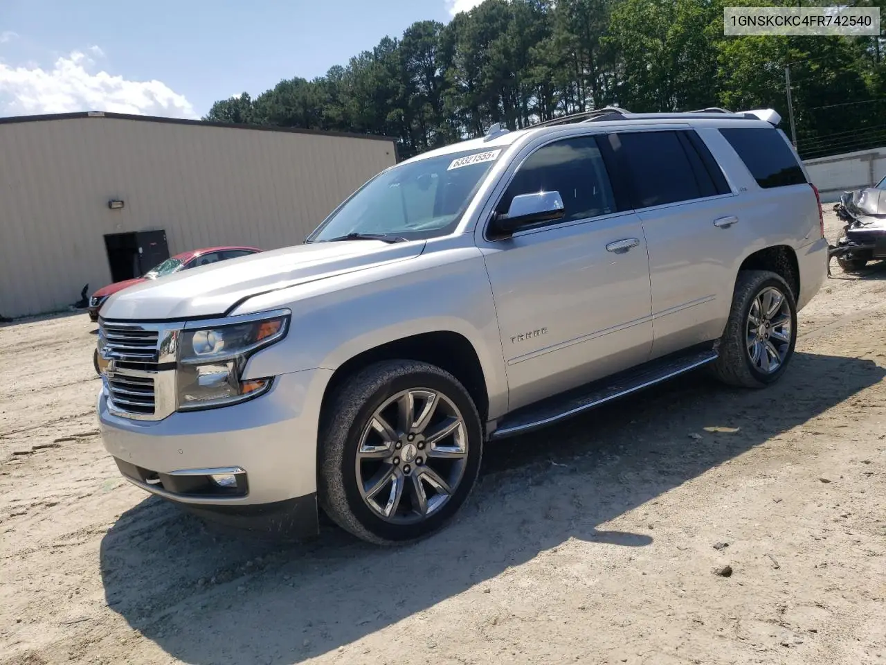 2015 Chevrolet Tahoe K1500 Ltz VIN: 1GNSKCKC4FR742540 Lot: 63321555