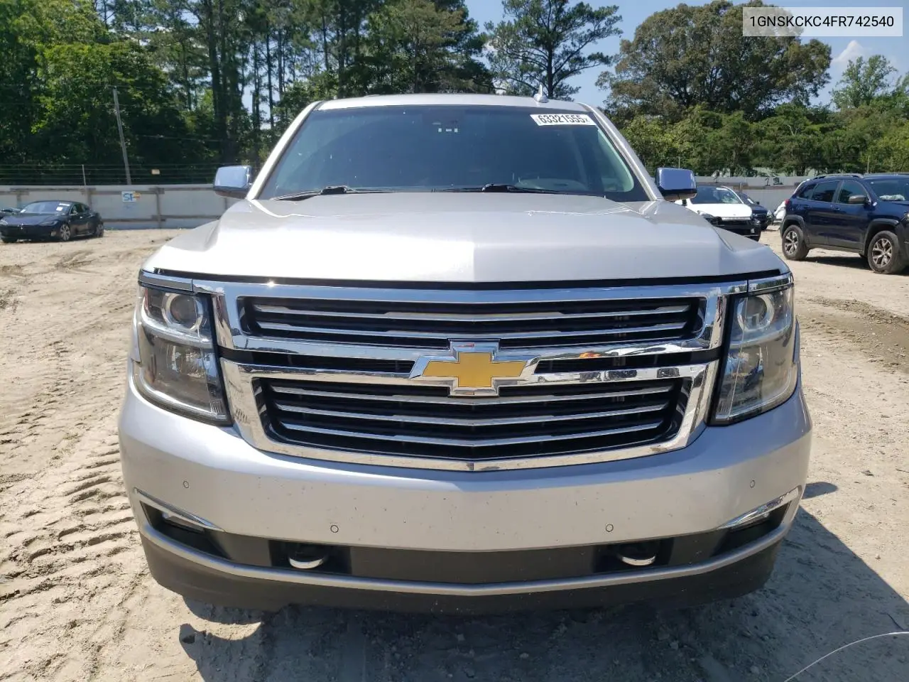 2015 Chevrolet Tahoe K1500 Ltz VIN: 1GNSKCKC4FR742540 Lot: 63321555