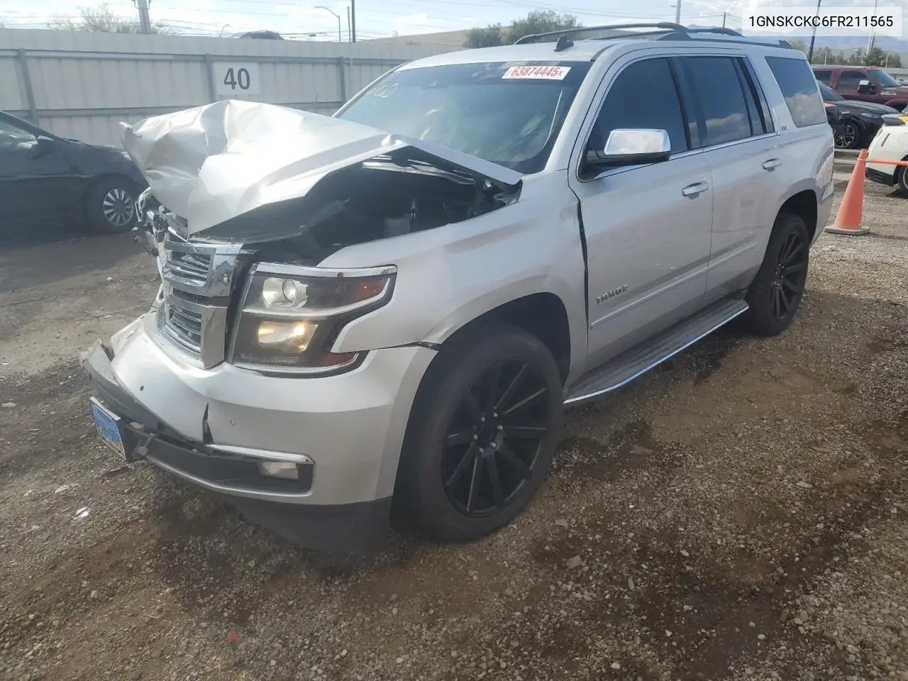 2015 Chevrolet Tahoe K1500 Ltz VIN: 1GNSKCKC6FR211565 Lot: 63874445