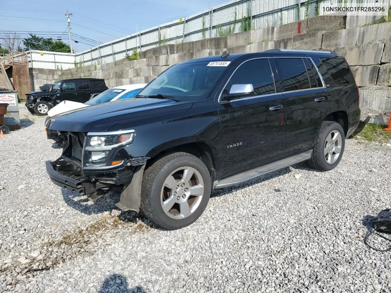 2015 Chevrolet Tahoe K1500 Ltz VIN: 1GNSKCKC1FR285296 Lot: 65741555