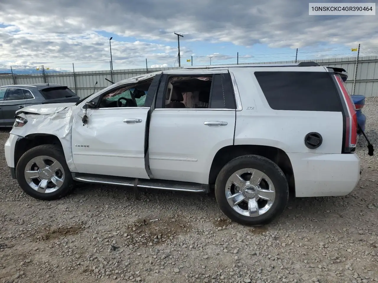 2016 Chevrolet Tahoe K1500 Ltz VIN: 1GNSKCKC4GR390464 Lot: 55844355