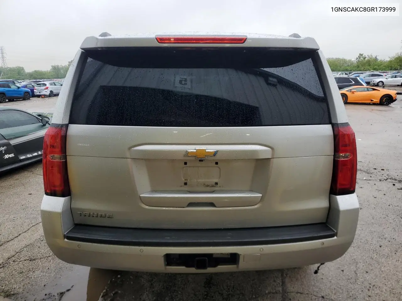 2016 Chevrolet Tahoe C1500 Ls VIN: 1GNSCAKC8GR173999 Lot: 57589735