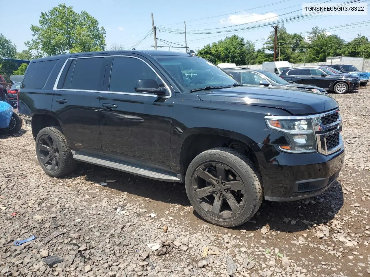 2016 Chevrolet Tahoe Special VIN: 1GNSKFEC5GR378322 Lot: 60929115