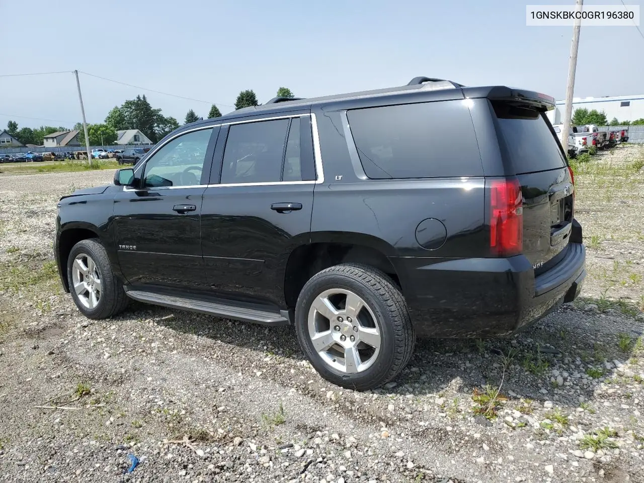 2016 Chevrolet Tahoe K1500 Lt VIN: 1GNSKBKC0GR196380 Lot: 62064225