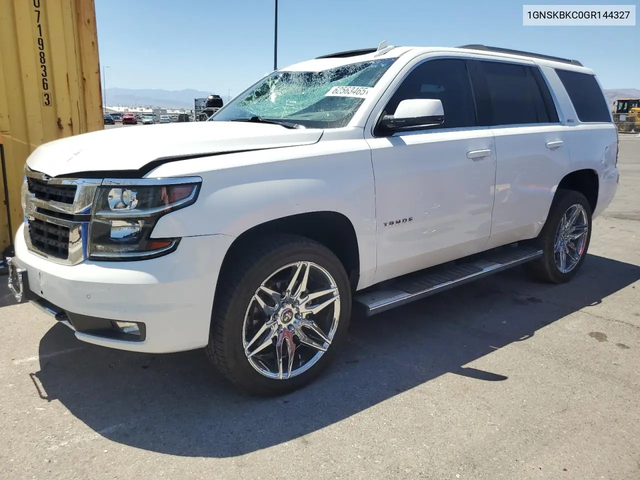 2016 Chevrolet Tahoe K1500 Lt VIN: 1GNSKBKC0GR144327 Lot: 62563465