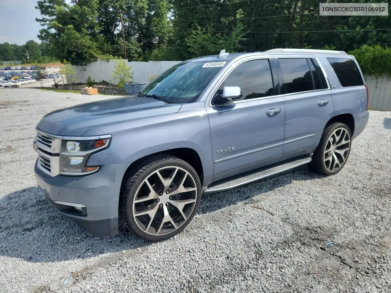 2016 Chevrolet Tahoe C1500 Ltz VIN: 1GNSCCKC5GR106952 Lot: 62946045