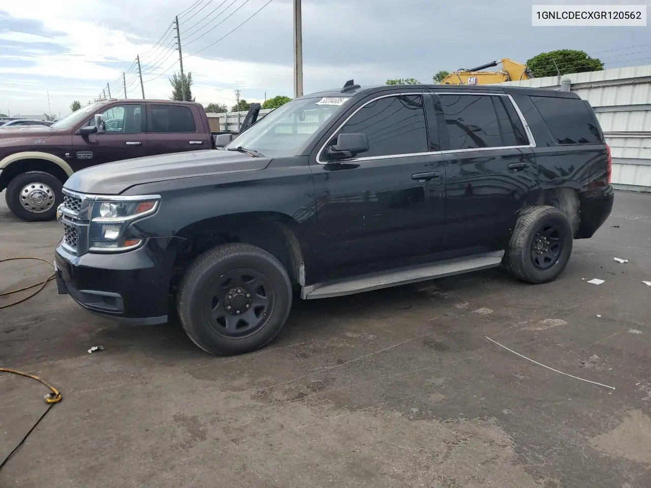 2016 Chevrolet Tahoe Police VIN: 1GNLCDECXGR120562 Lot: 63204685