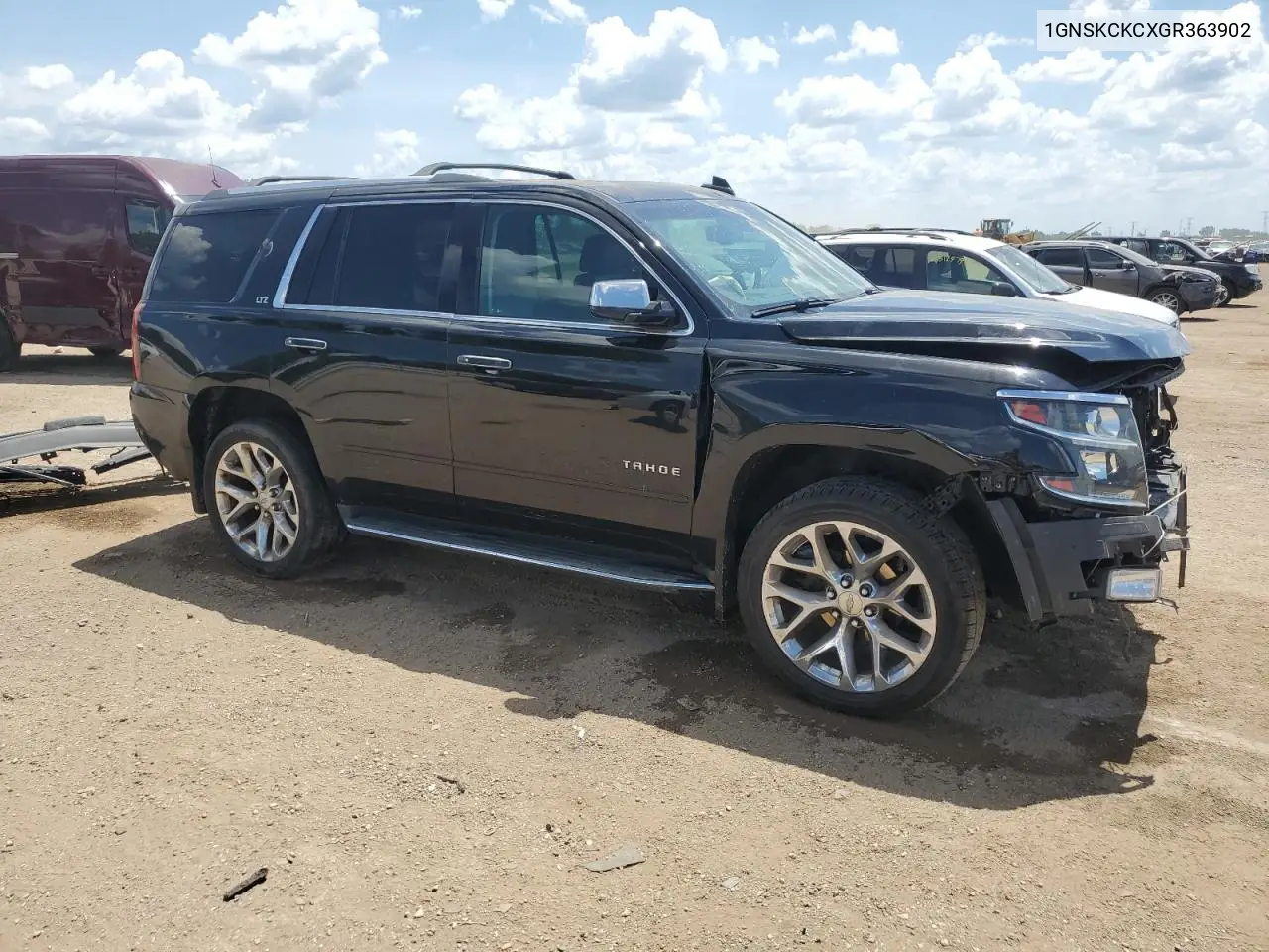 2016 Chevrolet Tahoe K1500 Ltz VIN: 1GNSKCKCXGR363902 Lot: 63211395