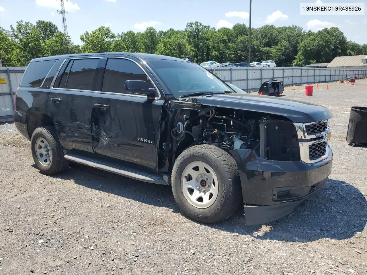 2016 Chevrolet Tahoe K1500 VIN: 1GNSKEKC1GR436926 Lot: 63383045