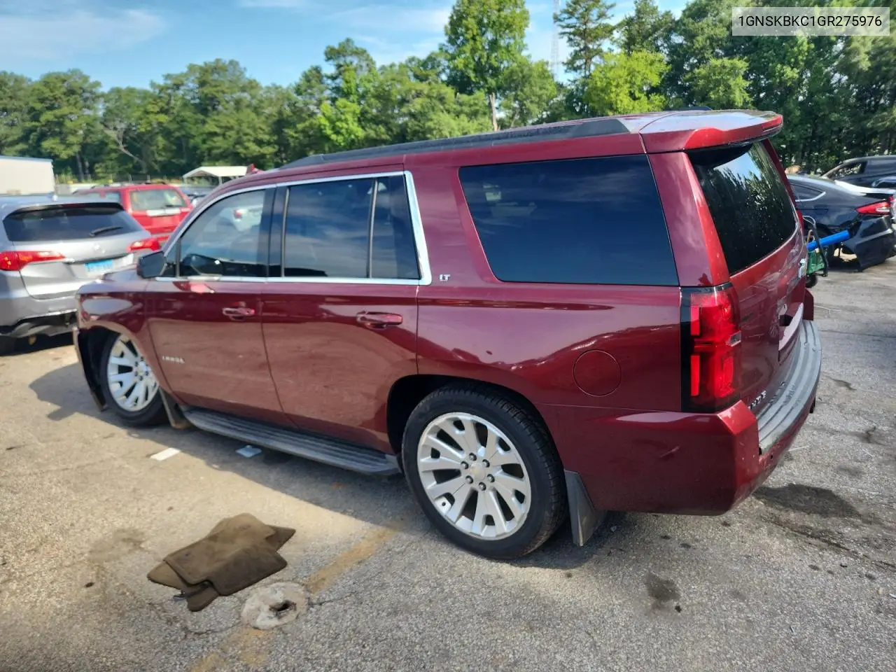 2016 Chevrolet Tahoe K1500 Lt VIN: 1GNSKBKC1GR275976 Lot: 63394315