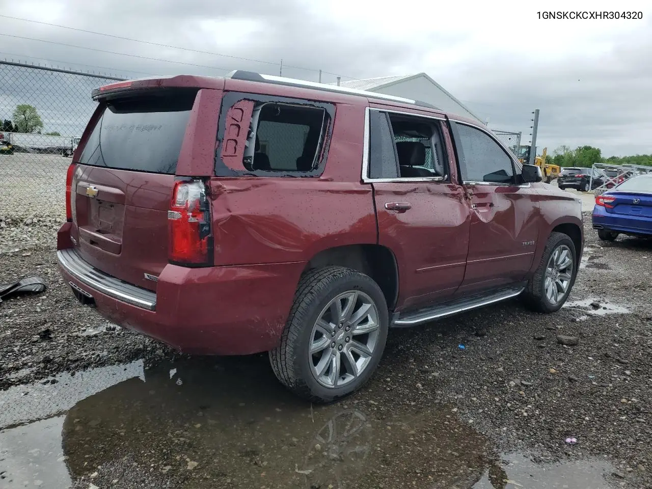 2017 Chevrolet Tahoe K1500 Premier VIN: 1GNSKCKCXHR304320 Lot: 54583435