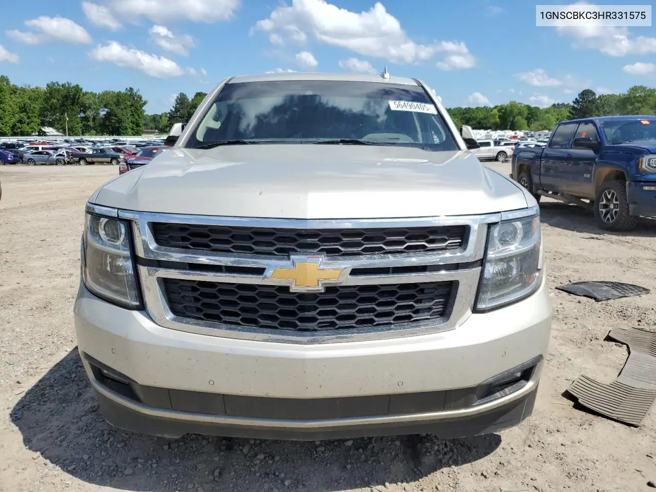 2017 Chevrolet Tahoe C1500 Lt VIN: 1GNSCBKC3HR331575 Lot: 56490405